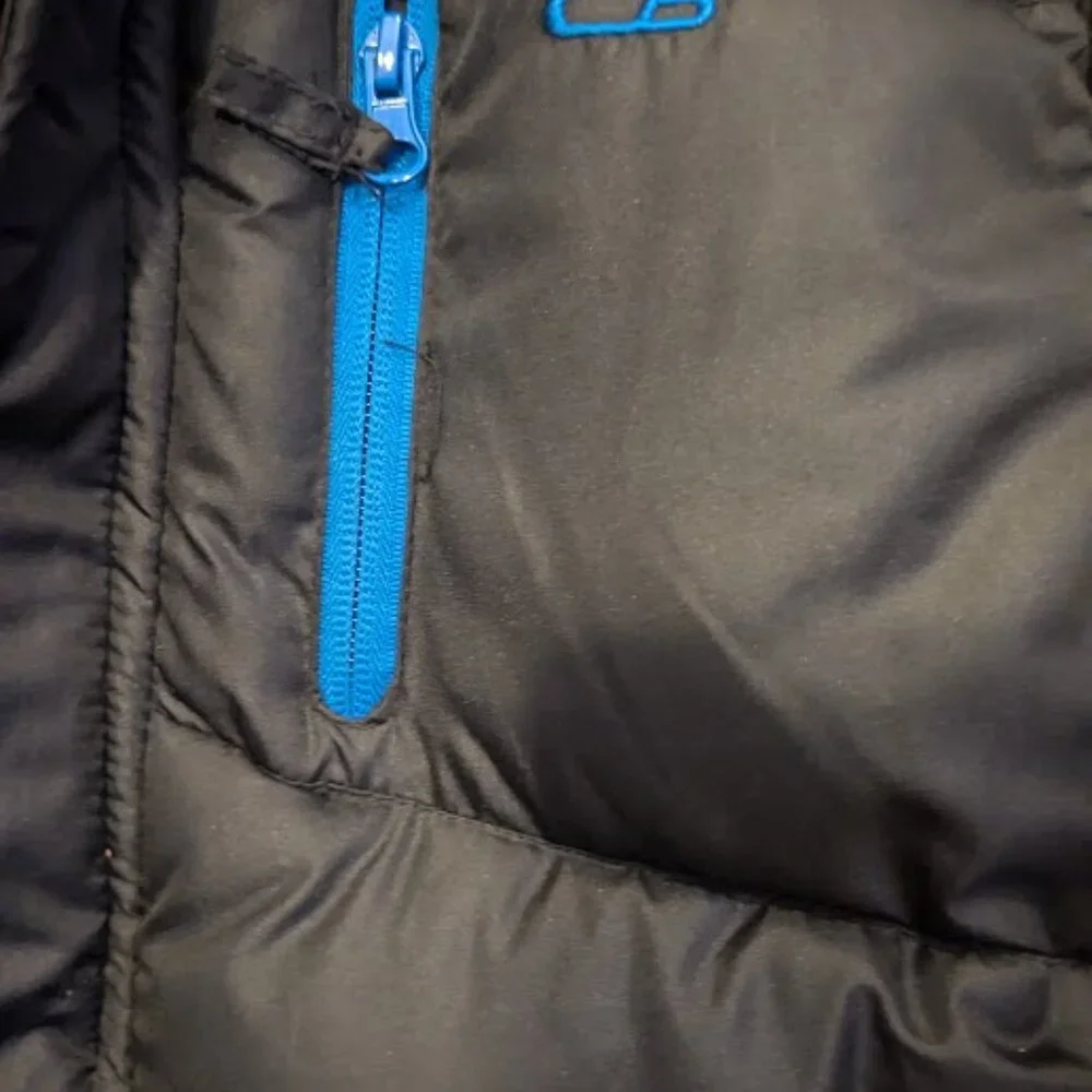 Cb Sports Black/Black Toddler Boy's Quilted Puffer Coat, US Small - Picture 4 of 6